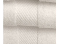 16" x 30" White Royal Crest Crown 4.5 lb. Hotel Hand Towel